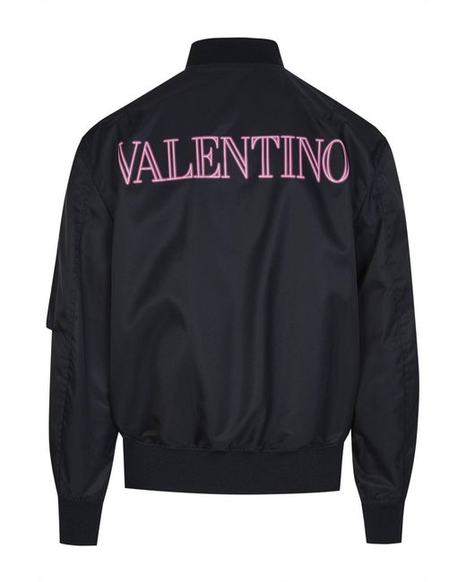 Valentino Blue Bomber Jacket for men