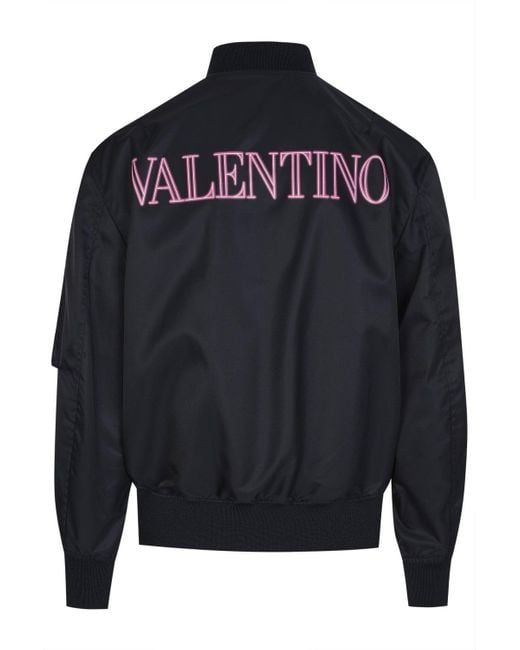 Valentino Blue Bomber Jacket for men
