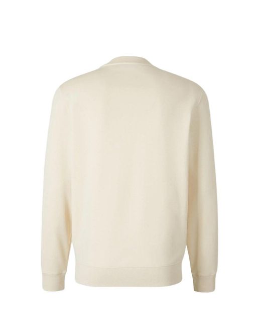 Moncler Natural Archive Embroidered Logo Sweatshirt for men