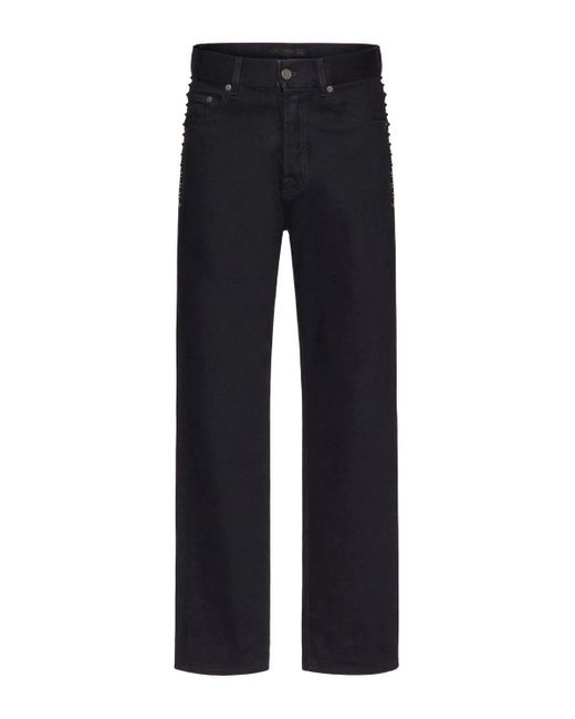 Valentino Black Untitled Stud Jeans for men