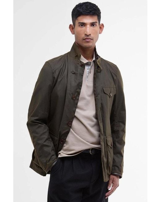 Barbour Black Beacon Sports Waxjacket for men