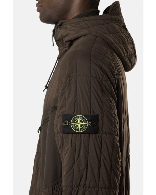 Stone Island Black Quilted 4100015 Jacket for men