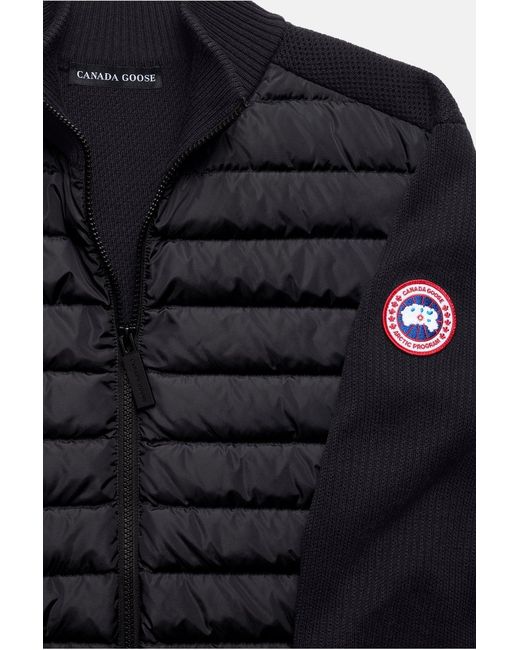Canada Goose Blue Hybridge Knit Jacket for men