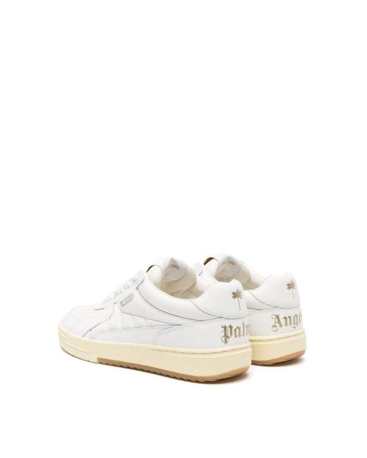 Palm Angels White University Sneakers