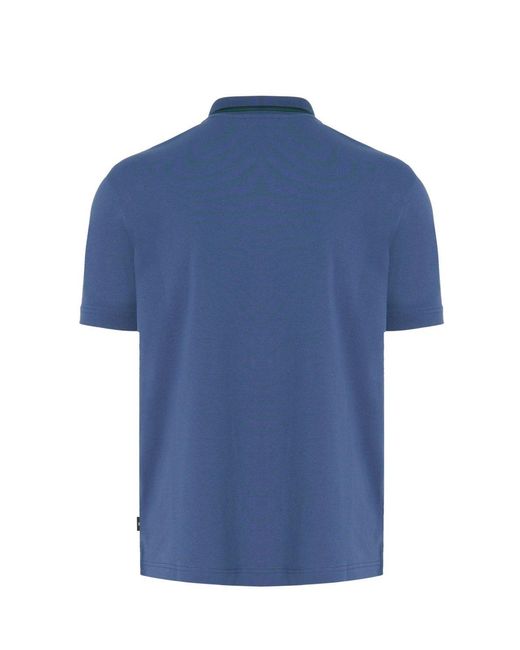 Paul Smith Blue Ps Button Thru Polo for men