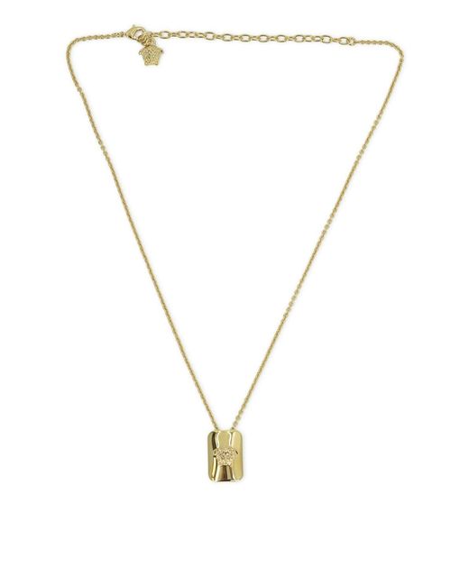 Versace Metallic Medusa Necklace for men