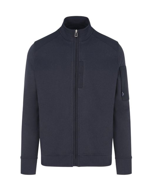 Paul Smith Blue Sleeve Pocket Track Top for men