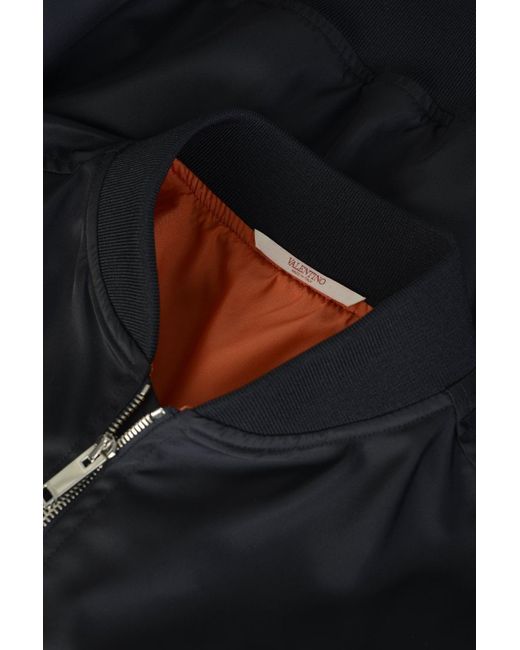 Valentino Blue Bomber Jacket for men