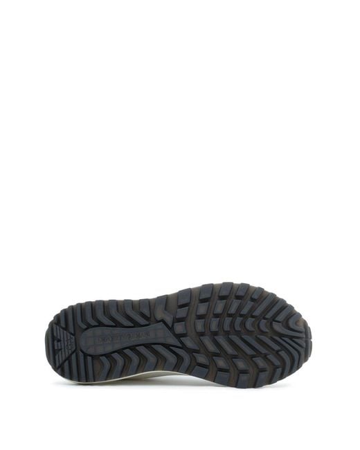 Emporio Armani White Branded Sneakers for men