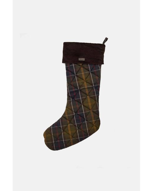 Barbour Black Christmas Stocking