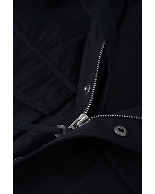 Tom Ford Black Cotton Silk Field Jacket for men