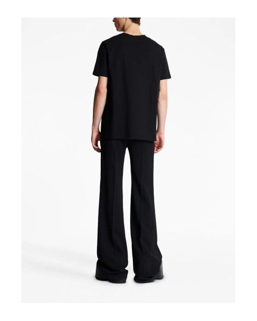 Balmain Black Bulky Fit Bp T Shirt for men