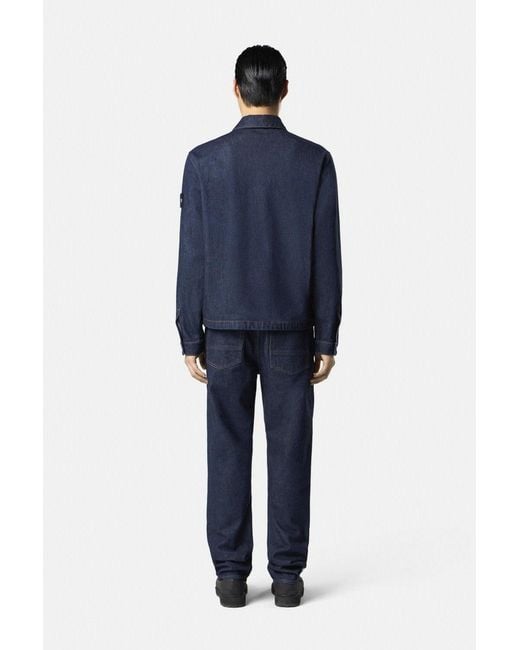Stone Island Blue Rinsed J100005 Jeans for men