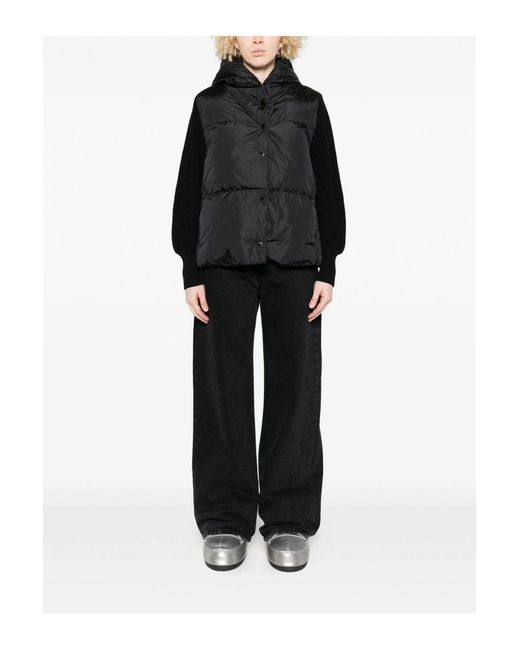 Canada Goose Black Hybridge Astonia Knit Hoody