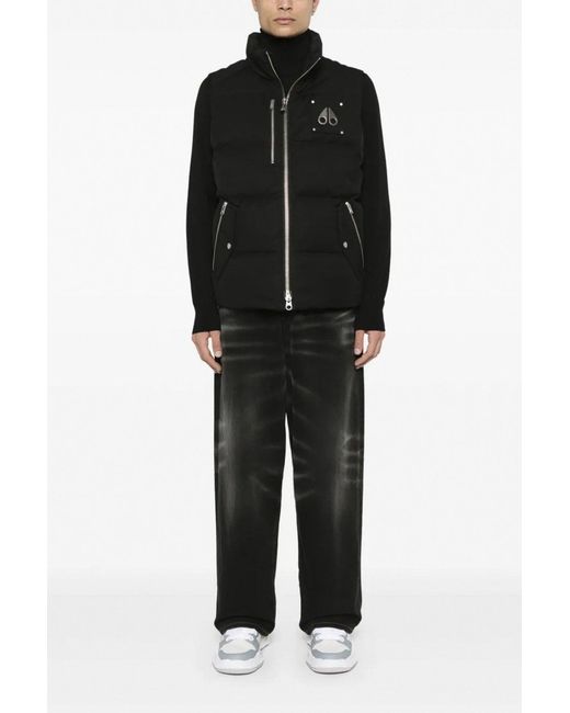 Moose Knuckles Black Westmount Gilet for men