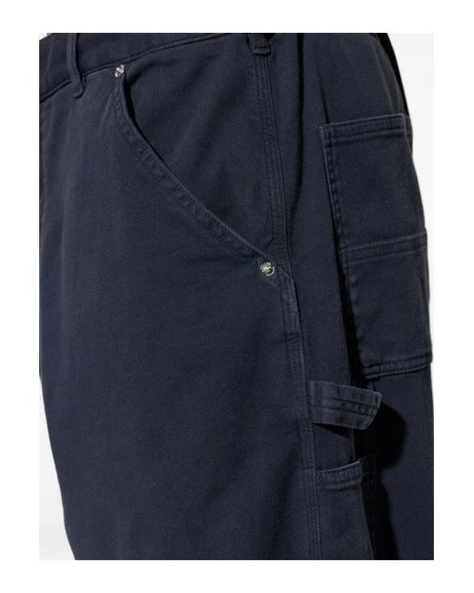 Moncler Blue Carpenter Trousers for men