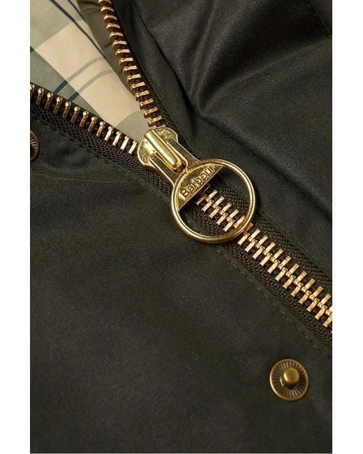 Barbour Black Reelin Wax Jacket for men