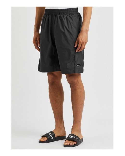 Givenchy Black Tk-mx Nylon Shorts for men