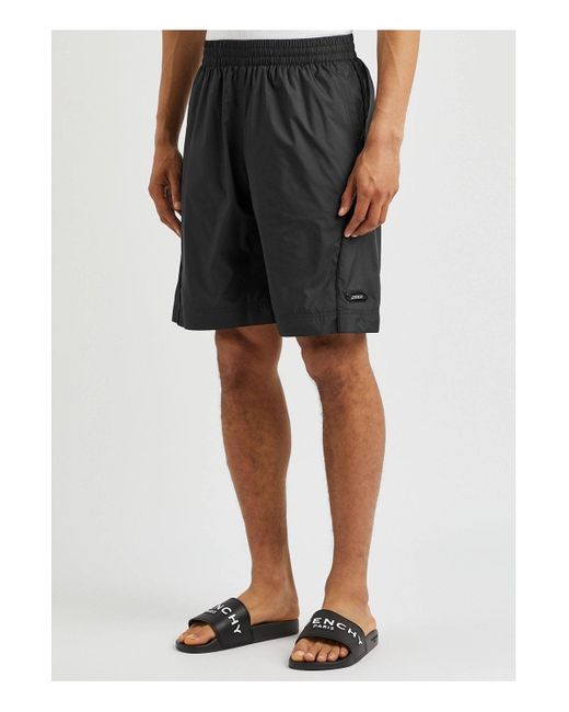 Givenchy Black Tk-mx Nylon Shorts for men