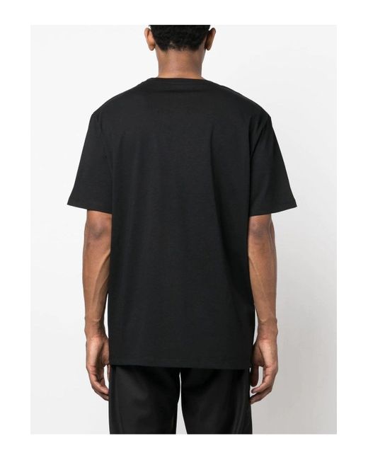 Balmain Bulky Fit Flock Foil T-shirt Black for men