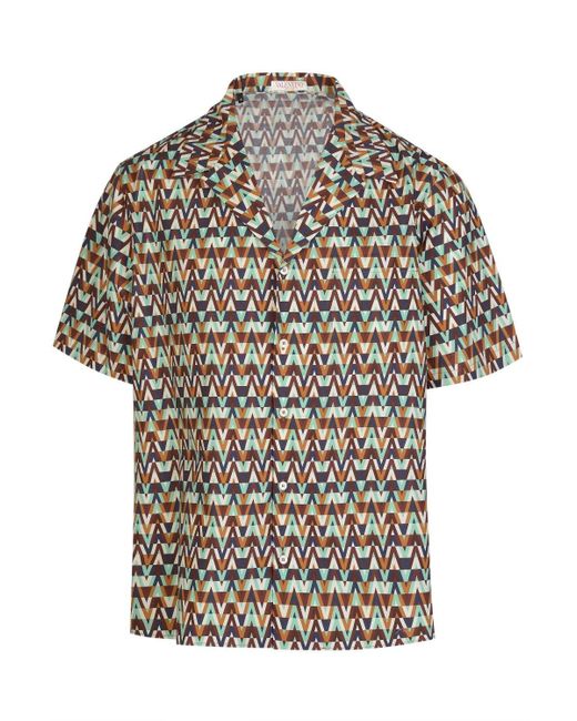 Valentino Multicolor Bowling Shirt for men