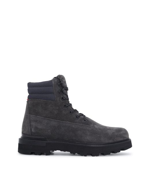Moncler Black Peka Hiking Boots for men
