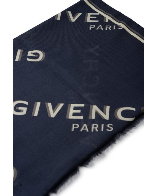 Givenchy Blue Shadow Scarf