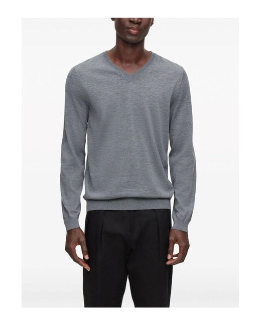 Boss Gray Melba P Sweater for men