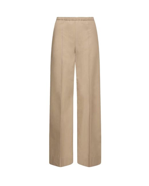Moncler Natural Open Cuff Trousers