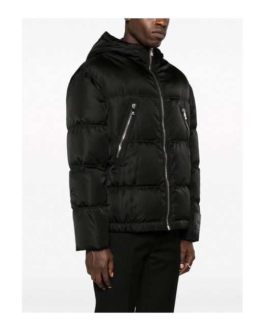 Versace Black Down Jacket Vest for men
