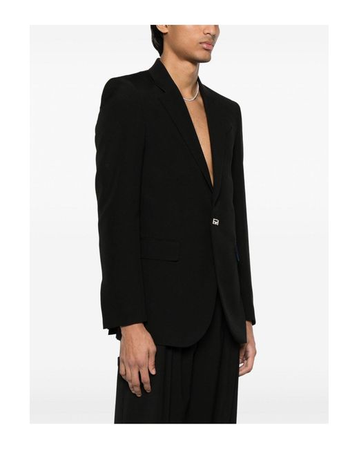 Givenchy Black New Metal Detail Jacket for men