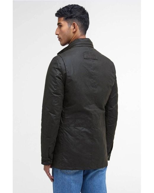 Barbour Black Corbridge Wax Jacket for men