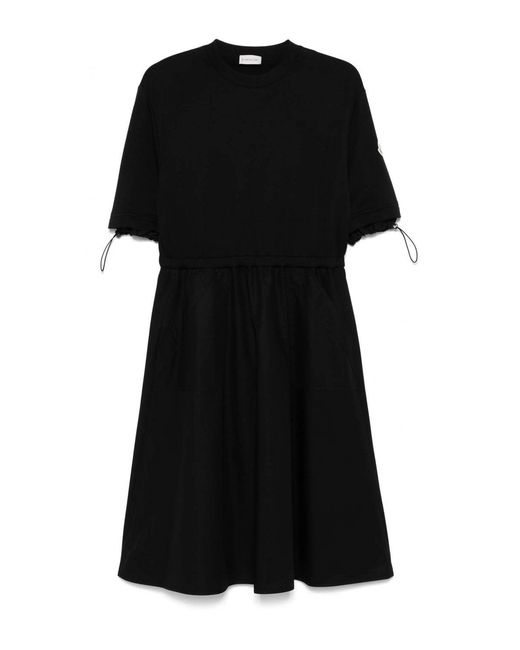 Moncler Black Mid Length Dress