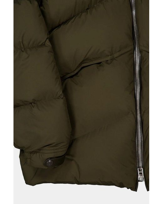 Tom Ford Green Microfiber Down Jacket for men