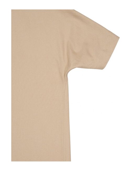 Givenchy Natural Branded Cotton Ss Shirt for men
