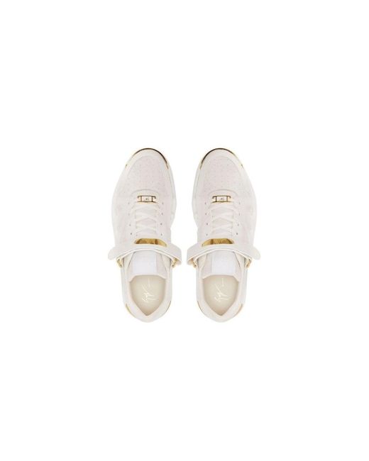 Giuseppe Zanotti White Talon Sneakers for men