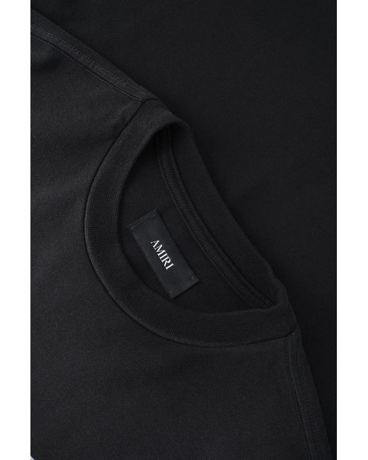 Amiri Black American Dream Crystal Os Tee for men