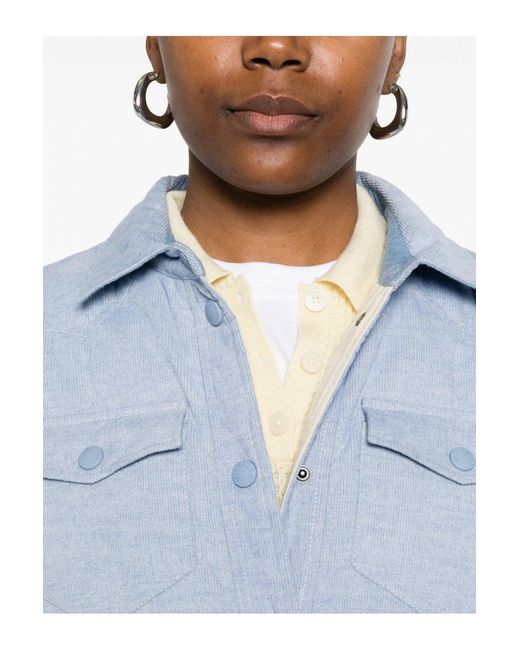 Moncler Blue Nangy Shirt Jacket
