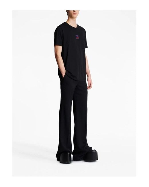 Balmain Black Bulky Fit Bp T Shirt for men