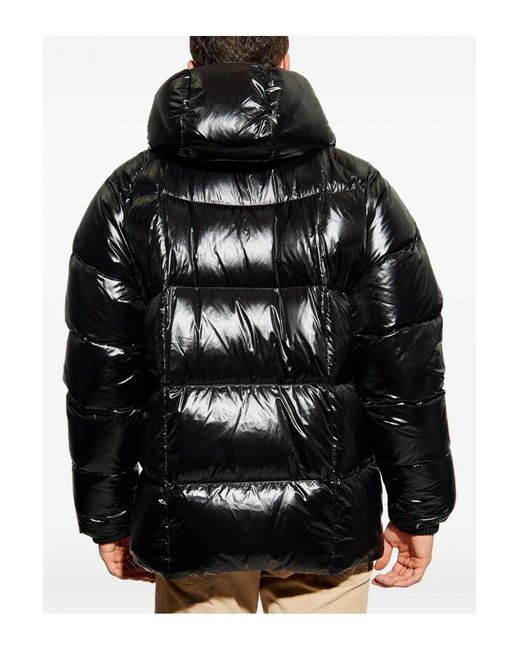 DSquared² Black 3d Hooded Down Jacket for men