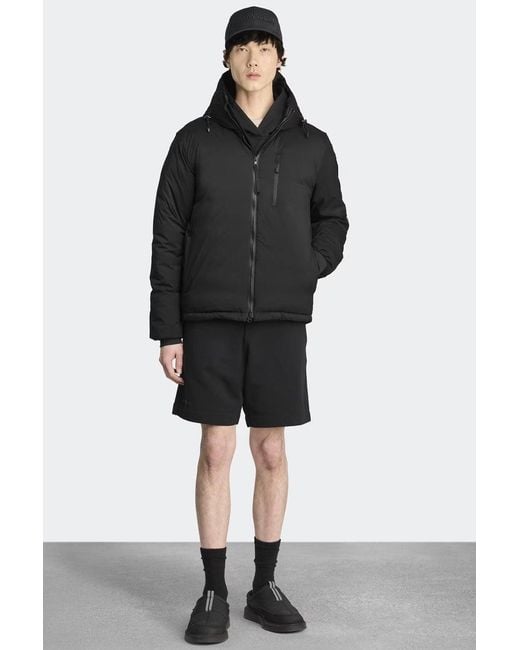 Canada Goose Lodge Hooded Jacket Black Disc for men