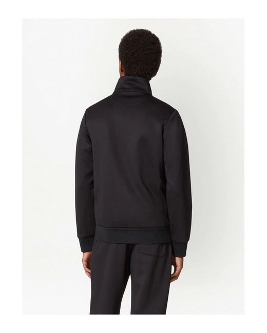 Valentino Black Untitled Track Top for men