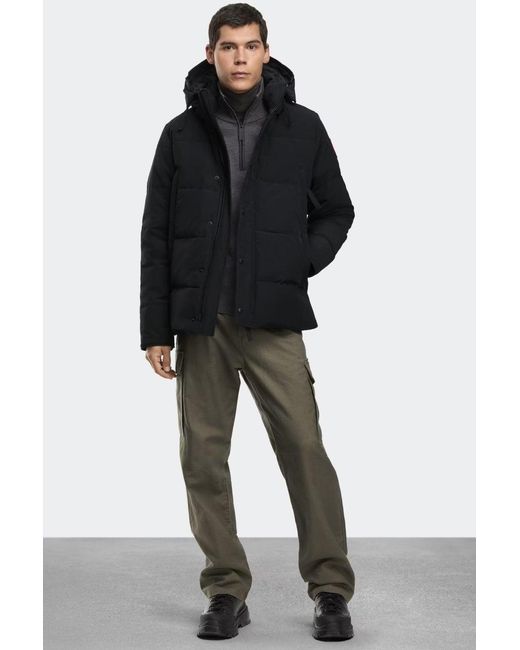 Canada Goose Black Wyndham Parka for men