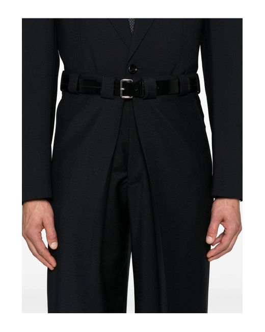 Givenchy Black Mohair Wool Mix Trousers for men