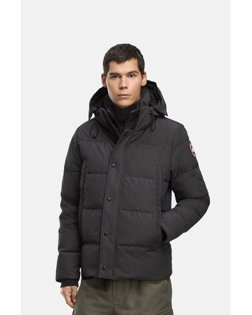 Canada Goose Black Wyndham Parka for men