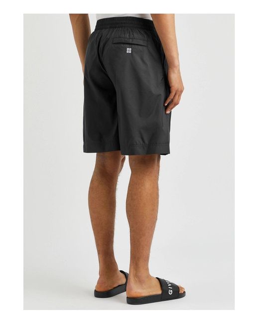 Givenchy Black Tk-mx Nylon Shorts for men