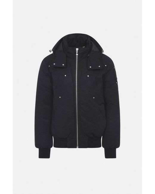 Moose Knuckles Black Original Ballistic Bomber for men