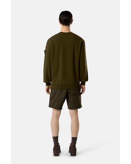 Stone Island Green Ghost B100002 Shorts for men