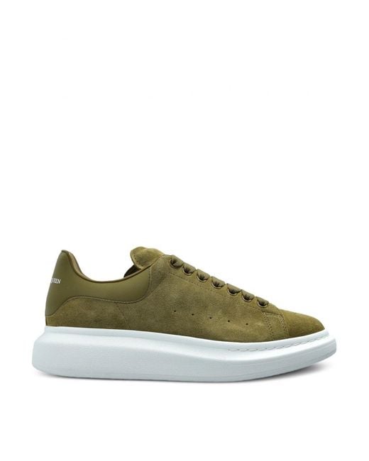 McQueen Green Oversized Sole Sneakers for men