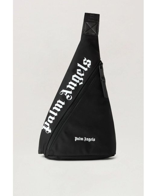 Palm Angels Black Logo Shoulder Bag